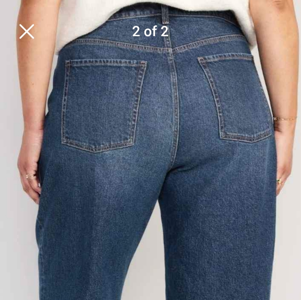 22w Old Navy wide leg jeans